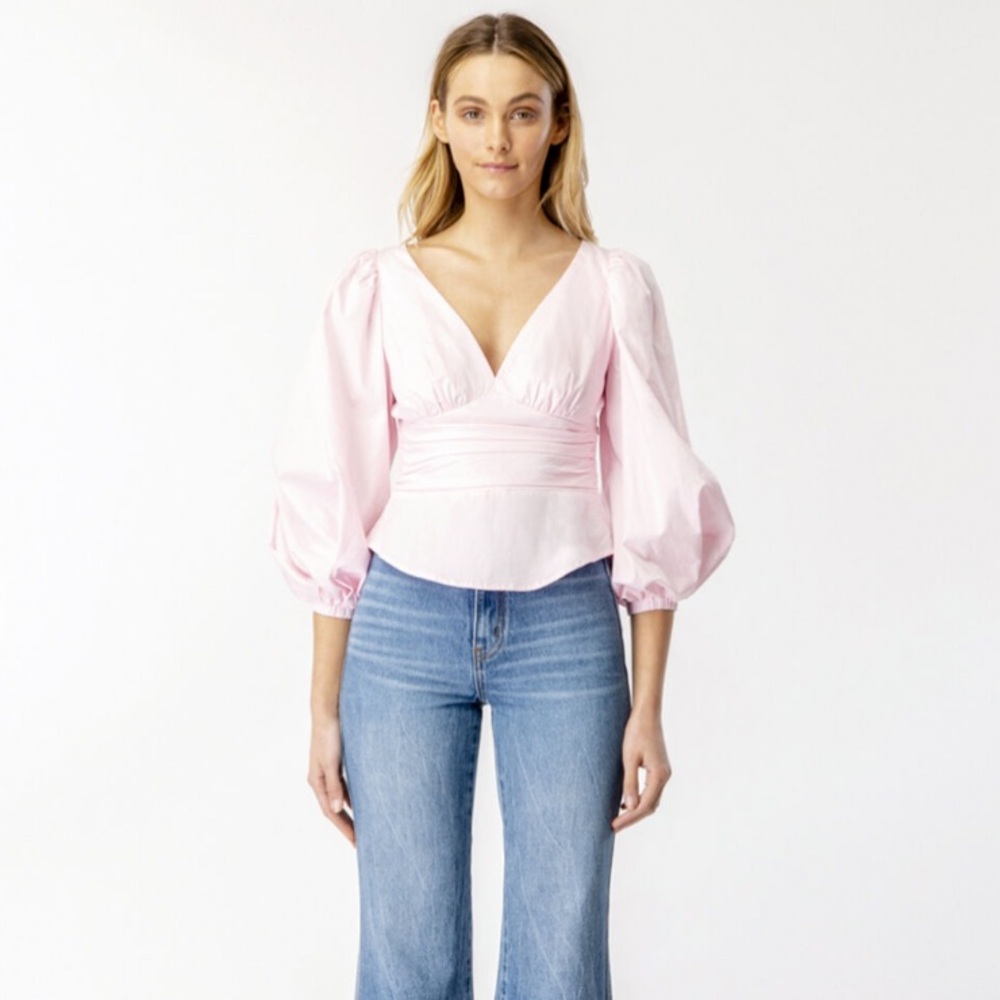 Bardot Anabella Poplin Top
